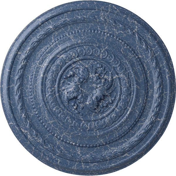Ekena Millwork Pearl Ceiling Medallion (Fits Canopies up to 1 7/8"), 26 1/4"OD x 1 1/2"P, Americana Crackle CM26PEAMC - main